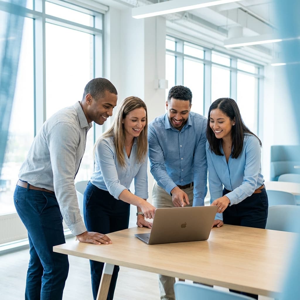 Team working together