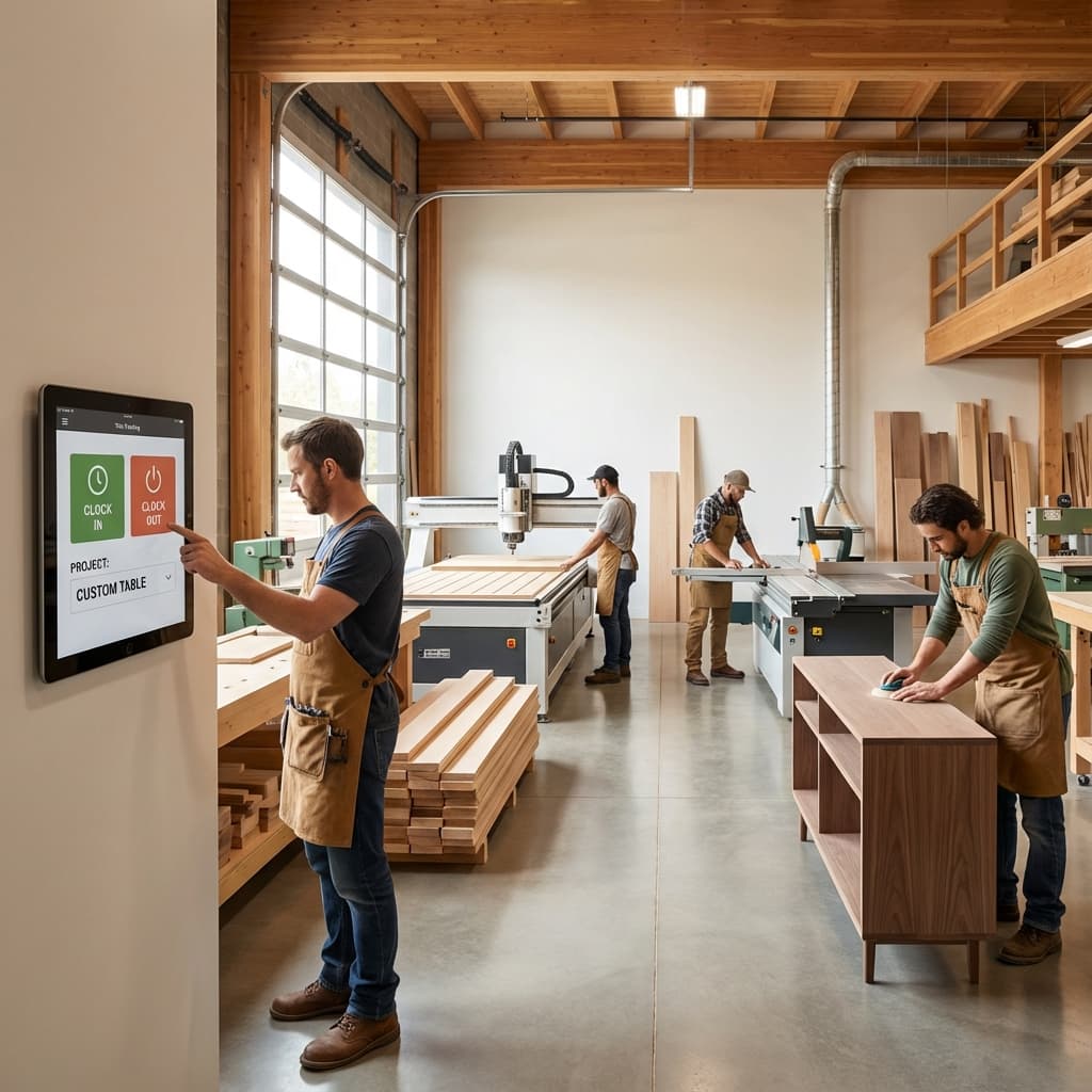 Smart Time Tracking for Carpenters and Makers